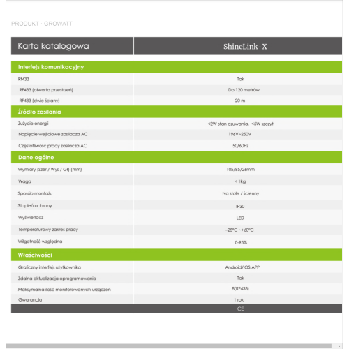 GROWATT Shine link-X