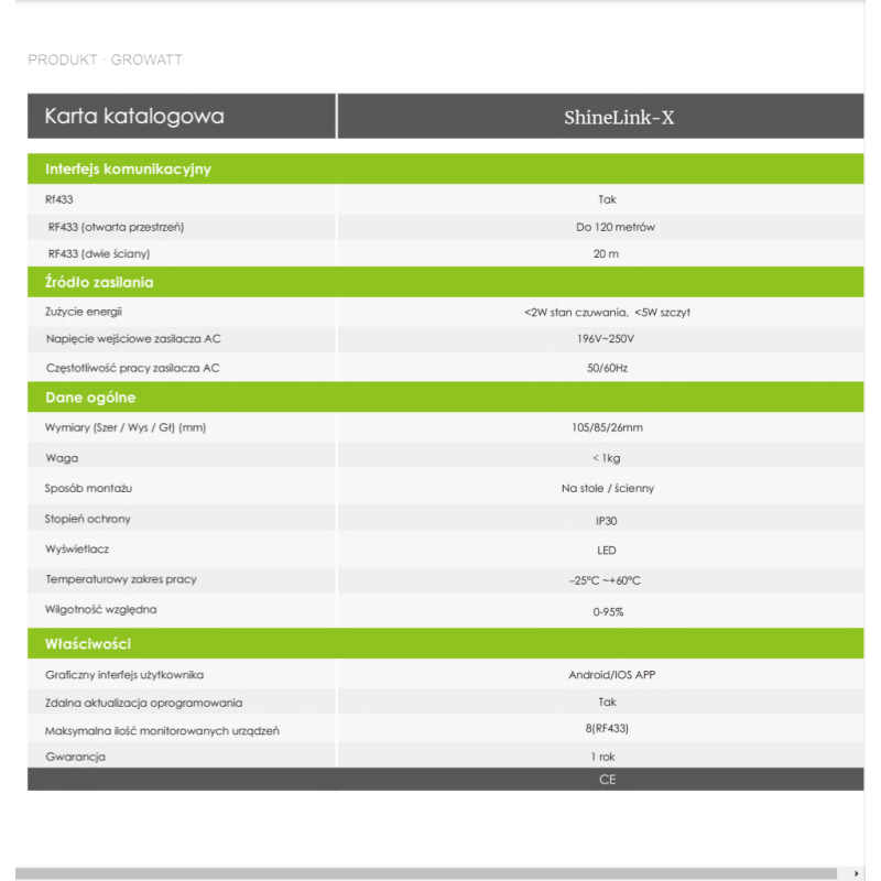 GROWATT Shine link-X