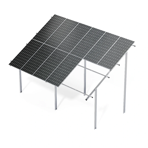 Wolnostojące – dwupodporowe stal/aluminium 2 panele pionowo