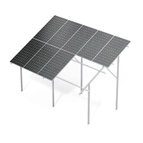 Wolnostojące – dwupodporowe stal/magnelis 2 panele pionowo