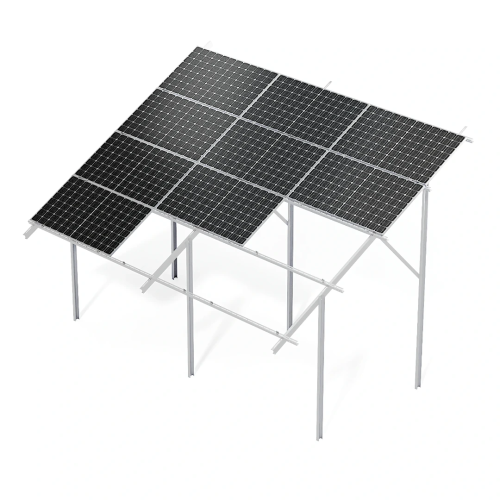 Wolnostojące – dwupodporowe stal/magnelis 4 panele poziomo