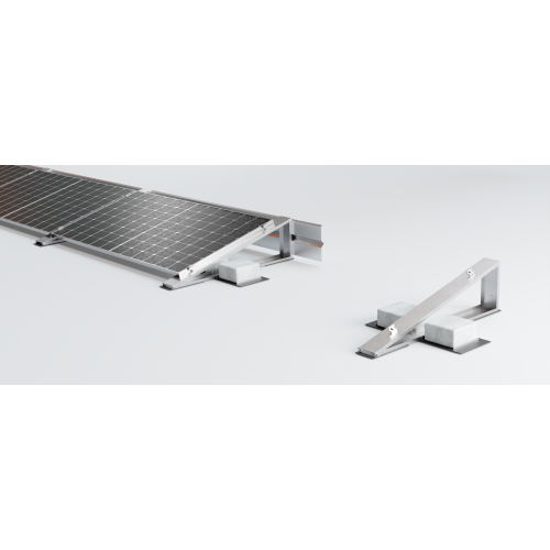 Dach płaski – konstrukcja balastowa B trójkąt magnelis szeroki