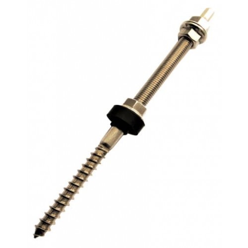 Śruba z podwójnym gwintem M10x200 - komplet