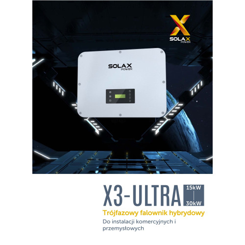 SolaX X3-ULT-25K (AFCI) FALOWNIK HYBRYDOWY