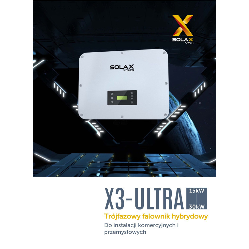 SolaX X3-ULT-25K (AFCI) FALOWNIK HYBRYDOWY